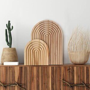 Chunful 2 pcs decorative wood
